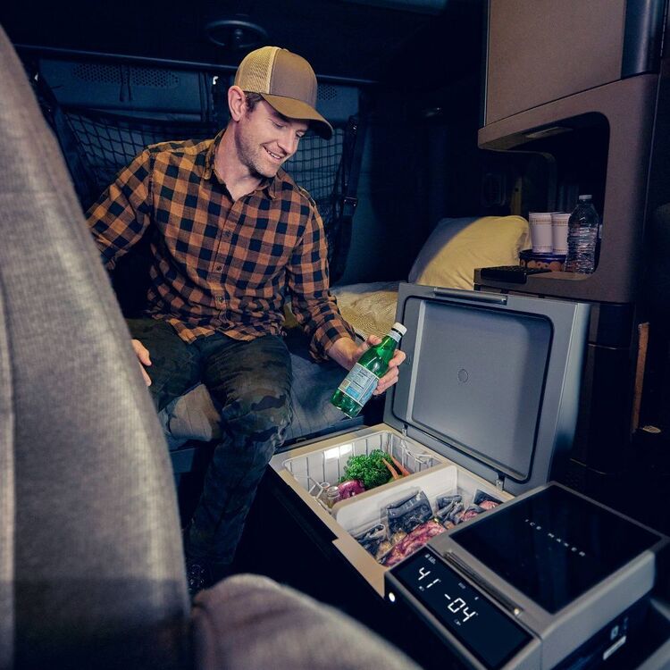 EcoFlow 38L Glacier Dual Zone Portable Camping Fridge Freezer with Ice Maker