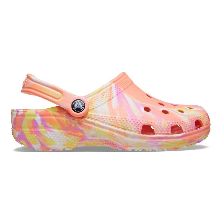Crocs Adults' Classic Clogs Papaya / Multicoloured M6 / W8
