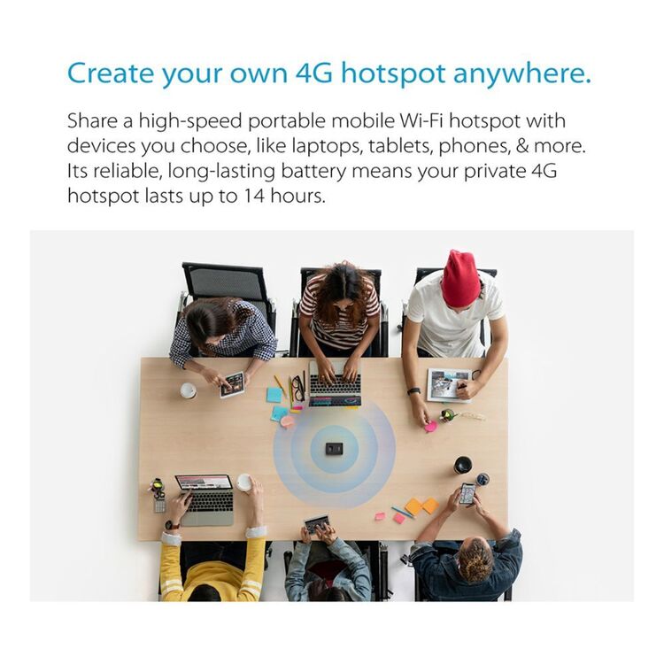 D-Link DWR-933 4G LTE Cat 6 Wi-Fi Hotspot Black