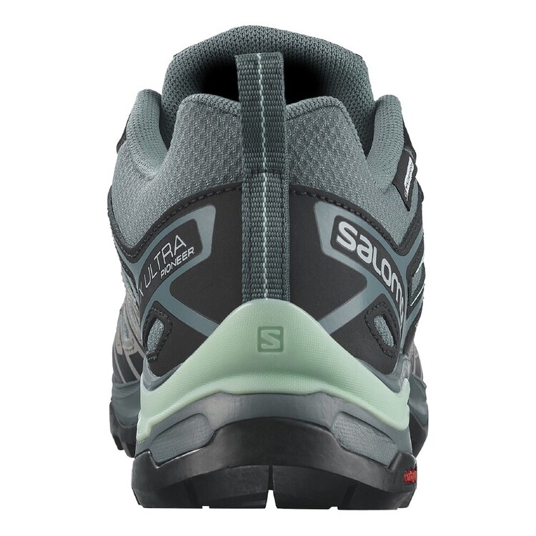 Salomon Women's X Ultra Pioneer Gore-Tex Low Hiking Shoes Stormy Weather, Alloy & Yucca