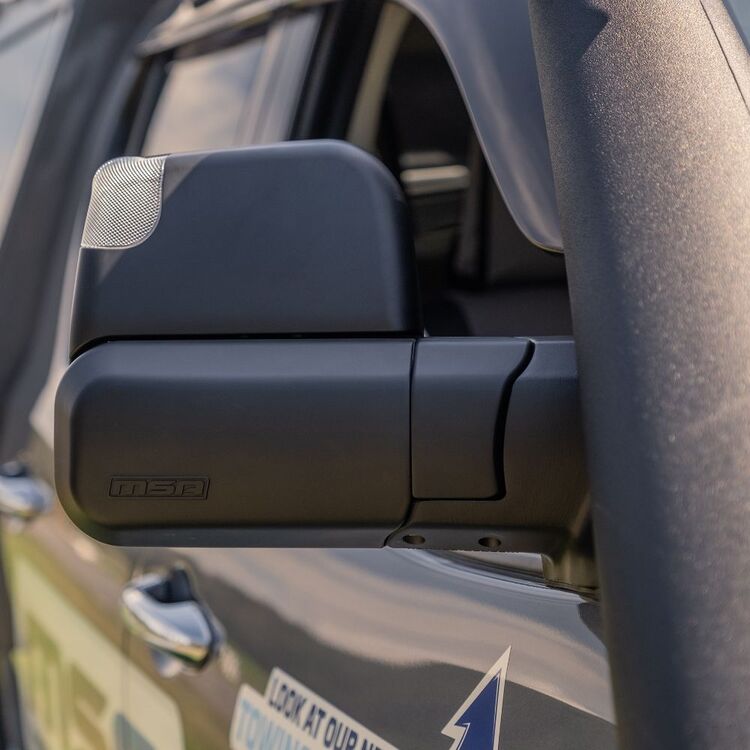 MSA 4X4 Towing Mirror Toyota Hilux 2015 - Current Black