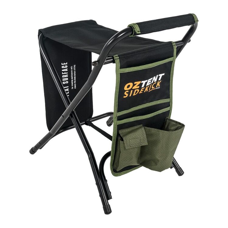 Oztent Adventure Sidekick Stool Black & Green
