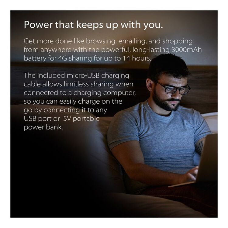 D-Link DWR-933 4G LTE Cat 6 Wi-Fi Hotspot Black