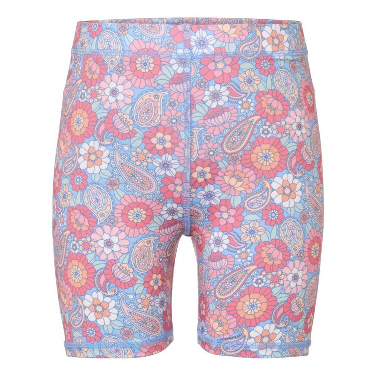 Trip In A Van Kids Bike Shorts Paisley Floral Aop