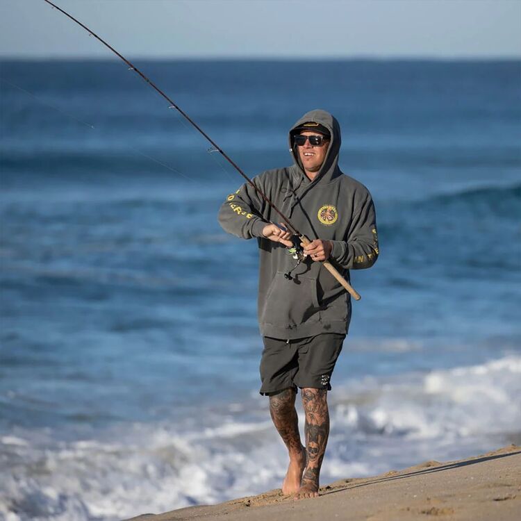 Salty Crew Men's Quiver Elastic Board Shorts Asphalt