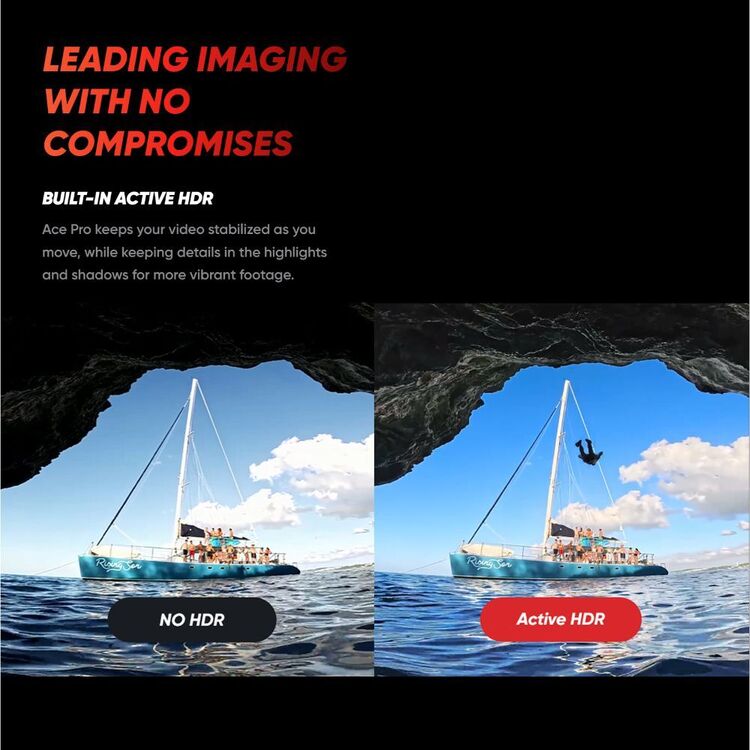 Insta360 Ace Pro Action Cam with Leica Lens Black