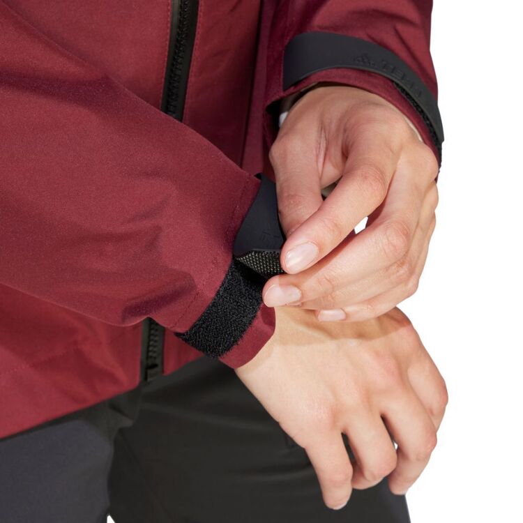 adidas Women's Experior Gore-Tex Paclite Rain Jacket Shadow Red