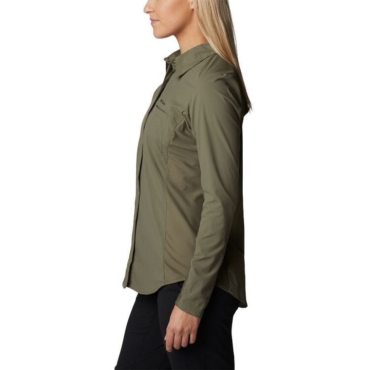 Columbia Women's Claudia Ridge Long Sleeve Shirt 397 - Stone Green