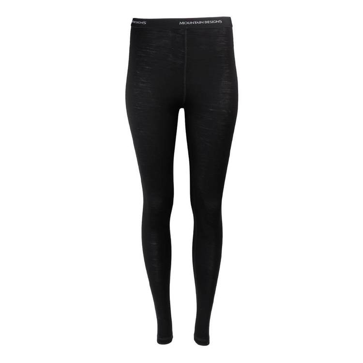 Mountain Designs Women's Merino Pant Black