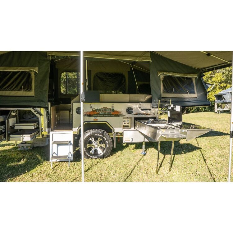 Austrack Plenty X Double Folding Offroad Camper Trailer Grey