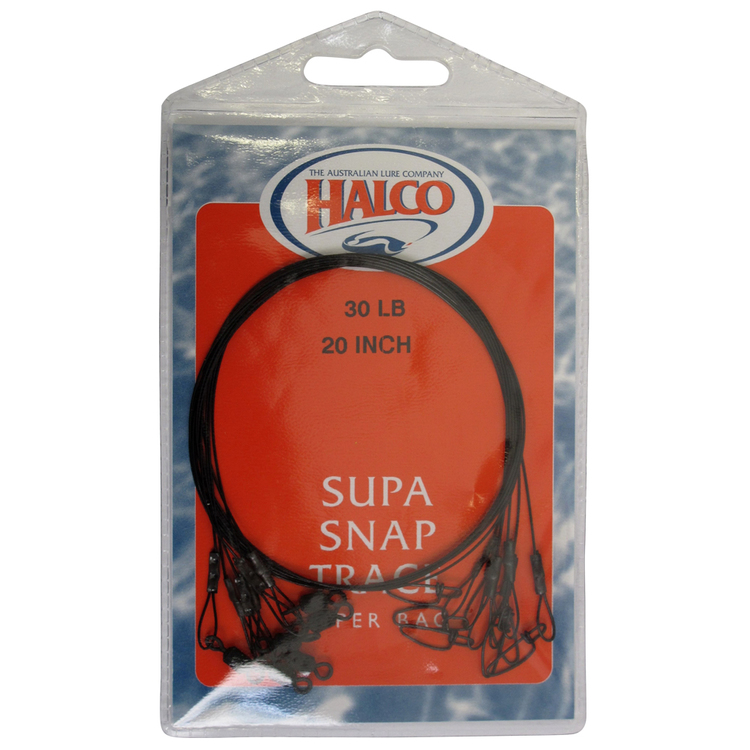 Halco Supa Snap 20 Inch Traces Black