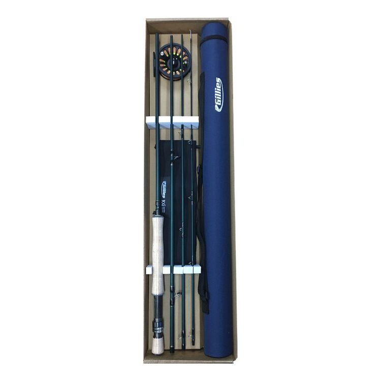 Gillies Saltwater Fly Combo 4 Piece Black 9Ft/8Wt