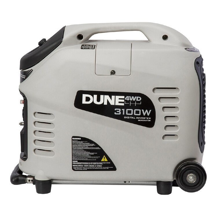 Dune 3100W Enclosed Inverter Generator Grey 3100W