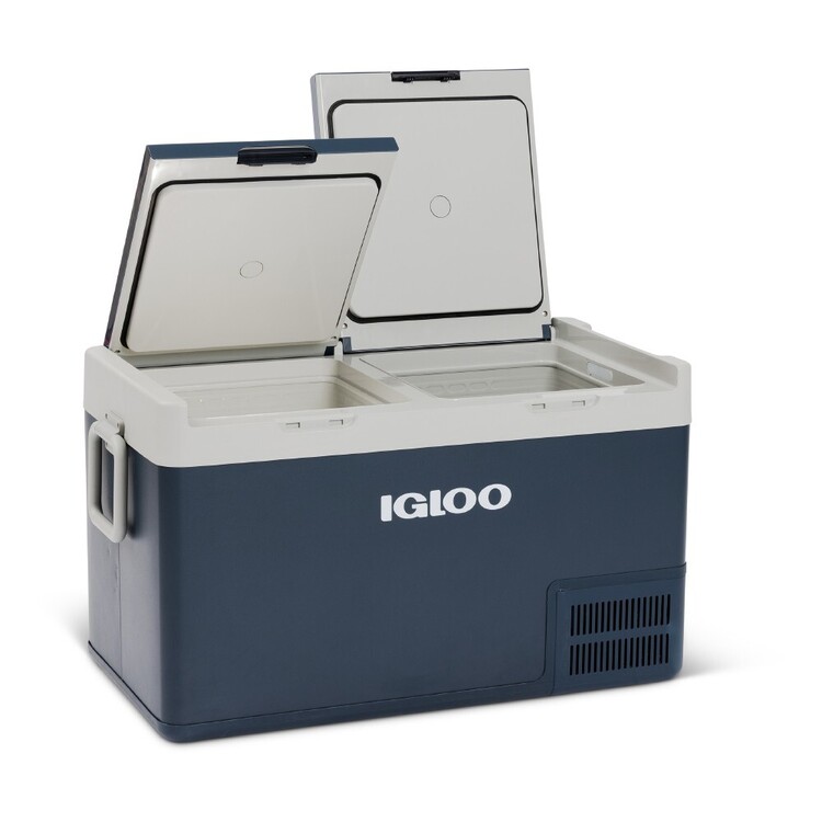 Igloo ICF 80L Dual Zone Fridge / Freezer Blue