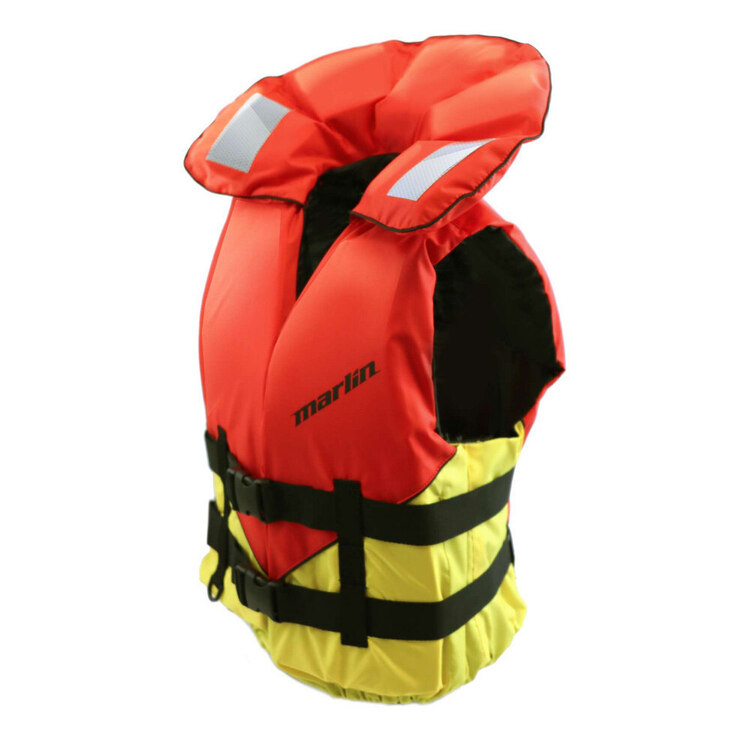 Marlin Adults' Deluxe L100 PFD Red & Yellow