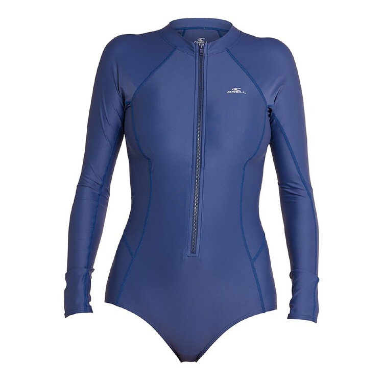 O'Neill Women's Laney Full Zip Long Sleeve Surfsuit Blue