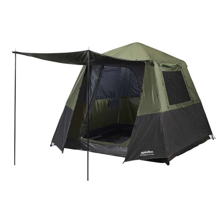 Spinifex Mawson Eclipse™ 4 Person Tent Dark Green & Black