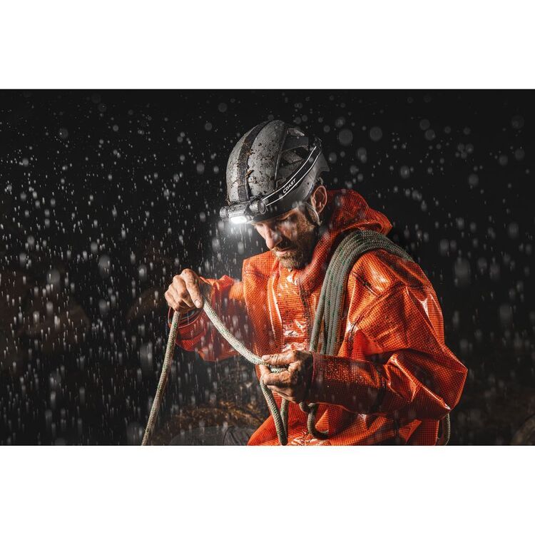 COAST 2000 Lumens Rechargeable Waterproof Tri-Colour Headlamp Black