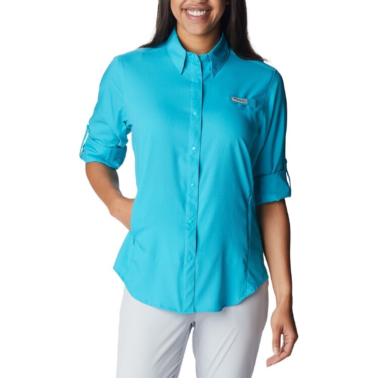 Columbia Women's Tamiami II Long Sleeve Shirt Ocean Teal