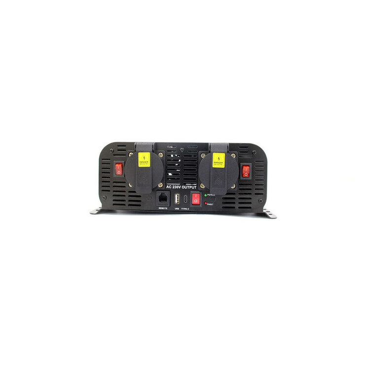 KT 2000W Pure Sine Wave Power Inverter Black 2000 Watts