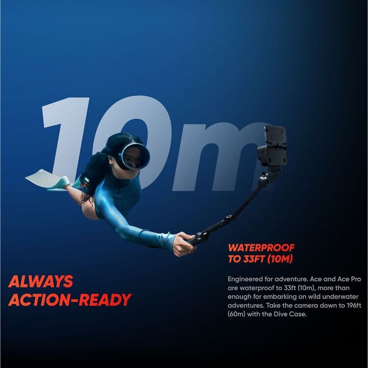 Insta360 Ace Pro Action Cam with Leica Lens Black