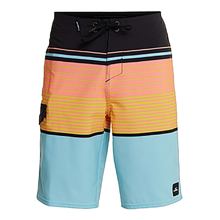O'Neill Youth Boy's Lennox Stripe 18" Board Shorts Turquoise