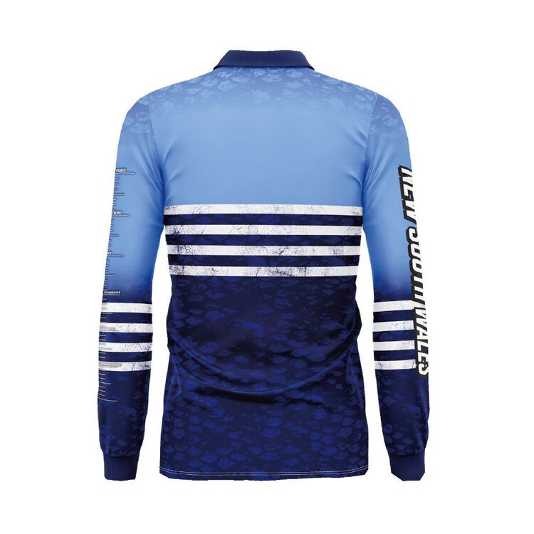 State of Origin 2023 Kids Sublimated Fishing Shirt Blues State Of Origin Blues