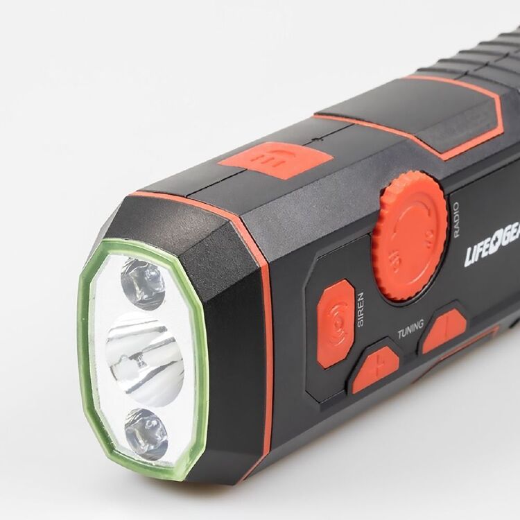 Life+Gear Stormproof Crank Torch Black 100 Lumens