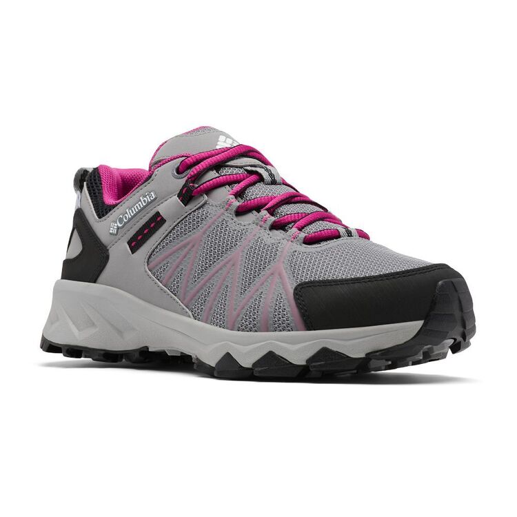 Columbia Women's Peakfreak II Outdry Waterproof Low Hiking Shoes Monument & Wild Fushsia