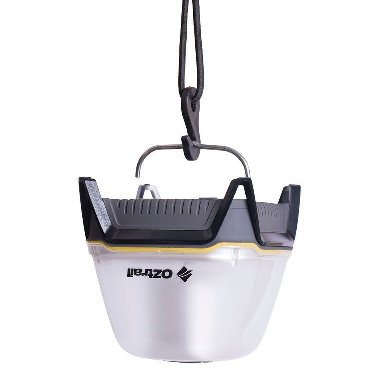 OzTrail Lumos 500 Lumen Rechargeable Lantern Black 500 Lumens