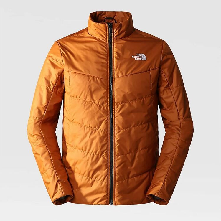 The North Face Men's Fourbarrel Tricot Jacket Leather Brown & Black