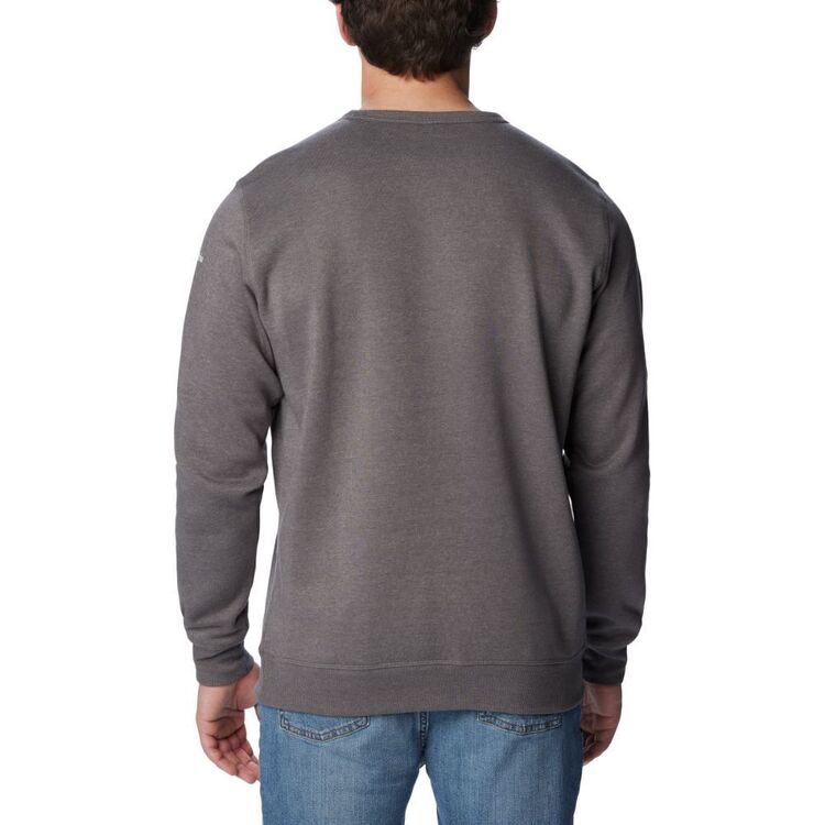 Columbia Men's Columbia Logo Fleece Crew Grey Heather