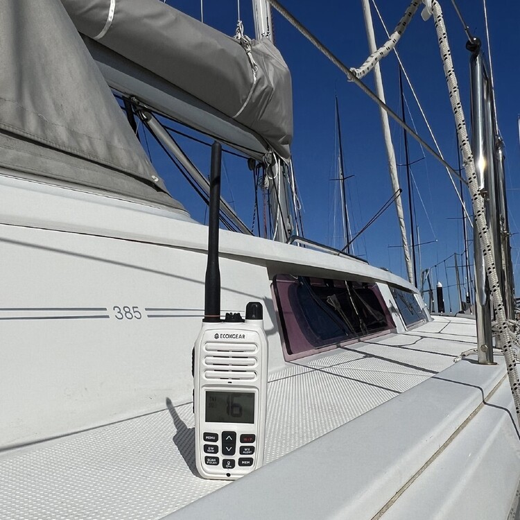 ECOXGEAR EXM600 6.0W IP67 VHF Marine Handheld Radio