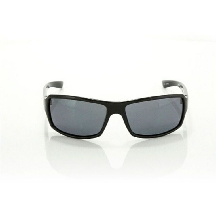 Carve Greed Sunglasses Gloss Black & Grey Polarised One Size Fits Most