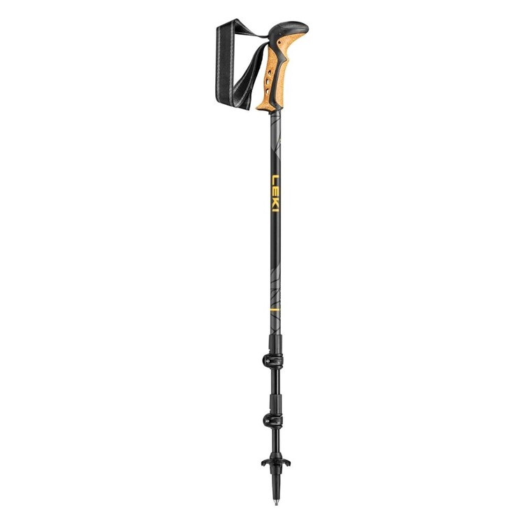 Leki Khumbu Lite Walking Poles Pair Anthracite & Mango