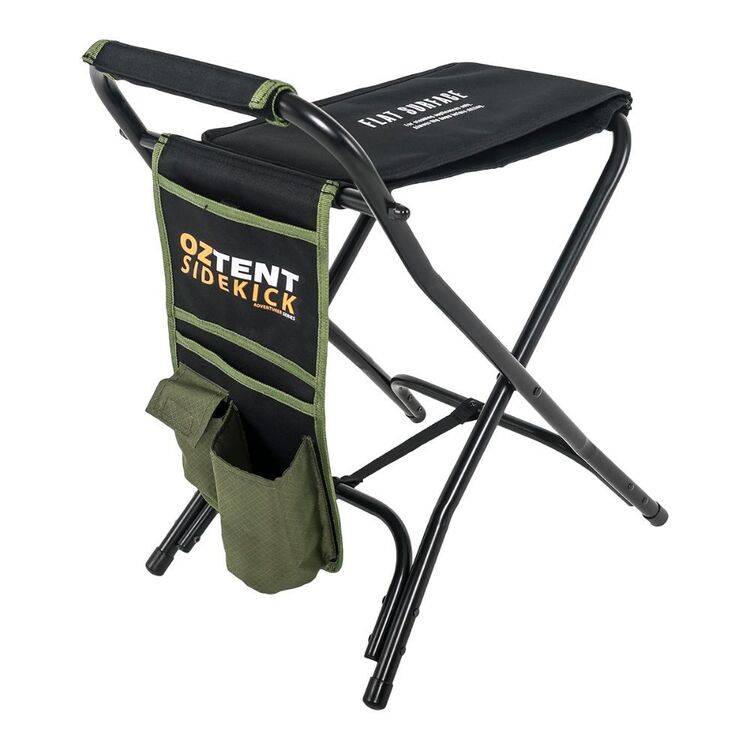 Oztent Adventure Sidekick Stool Black & Green