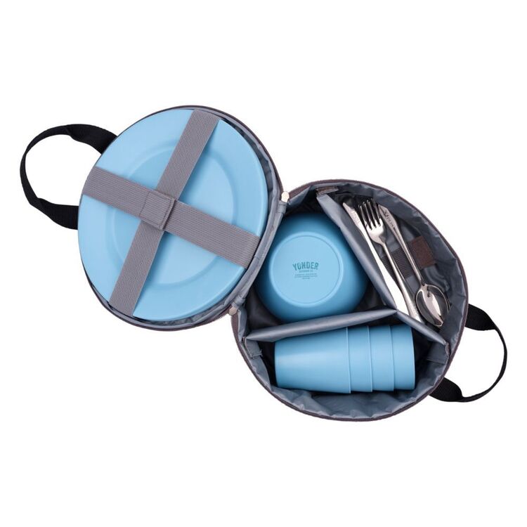 Yonder 4 Person Bamboo Dining Set