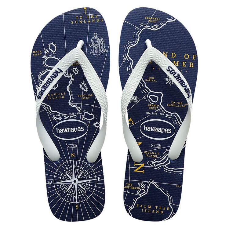 Havaianas Men's Top Nautical Thongs Blue