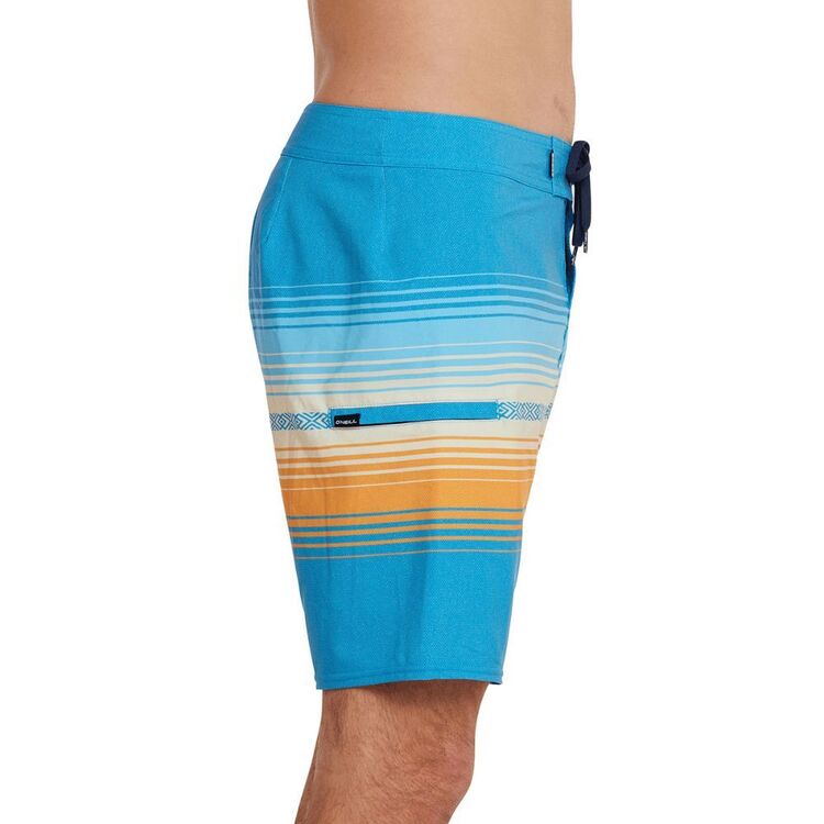 O'Neill Men's Heat Stripe 19" Board Shorts Mediterranean