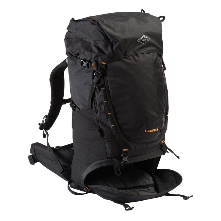 Mountain Designs X-Country 75L Technical Hiking Pack Jet Black 75 L