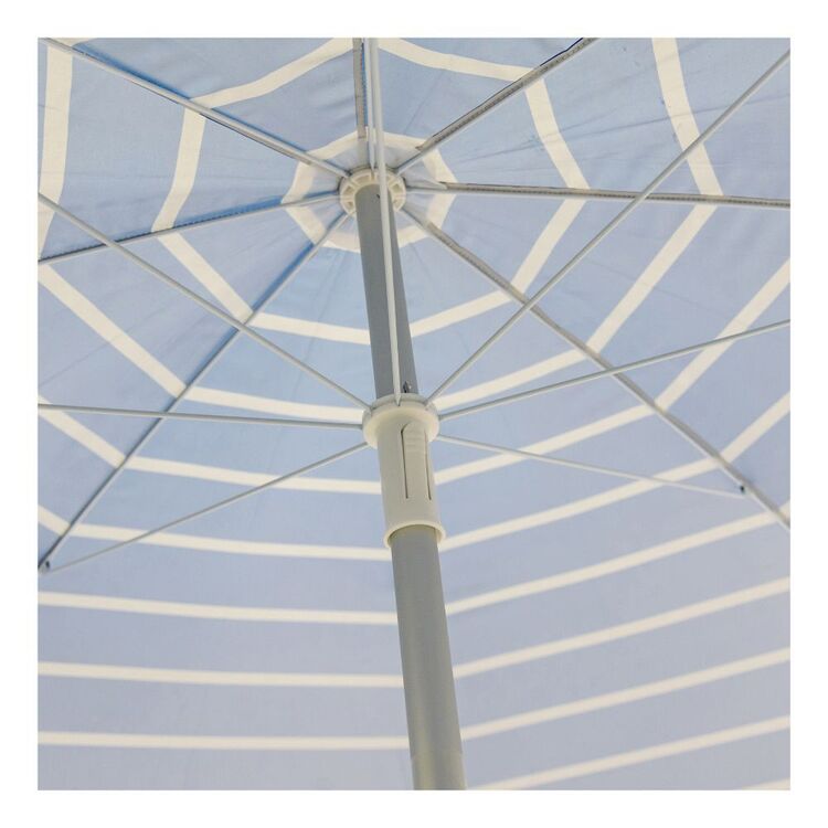 Life! Aluminium 2.4 m Beach Umbrella Blue
