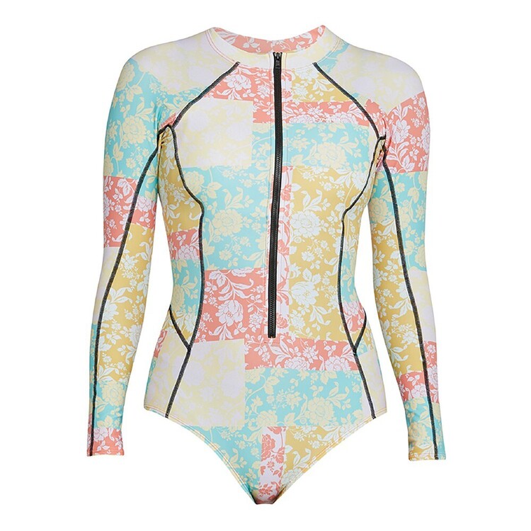 O'Neill Women's Laney Olivia Print Surfsuit Aqua