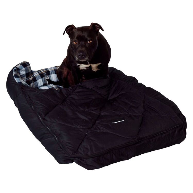 Spinifex Take Anywhere Black Pet Bed Sleeping Bag