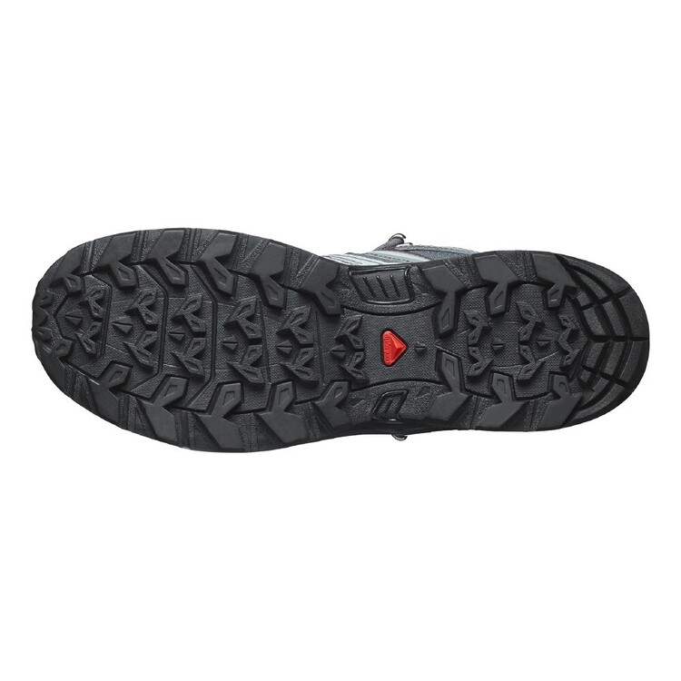 Salomon Women's X Ultra Pioneer Gore-Tex Mid Hiking Boots Ebony, Stormy Weather & Wine