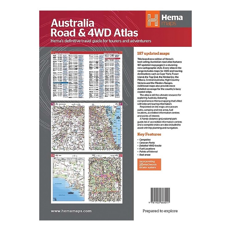 Hema Maps Australia Road & 4WD Atlas