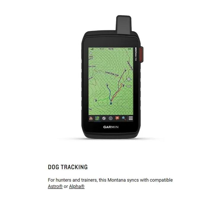 Garmin Montana 700 Rugged Handheld Touchscreen GPS Navigator with inReach & Camera Black