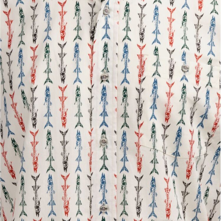 Mountain Designs Men's Tonga Short Sleeve Shirt Egret