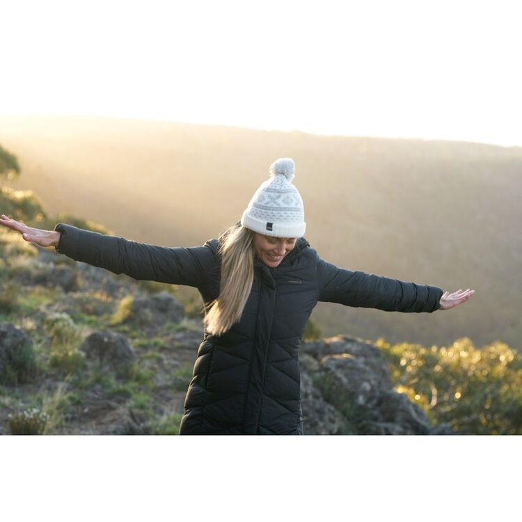 Cederberg Women's Ayanda Long Down Jacket Black