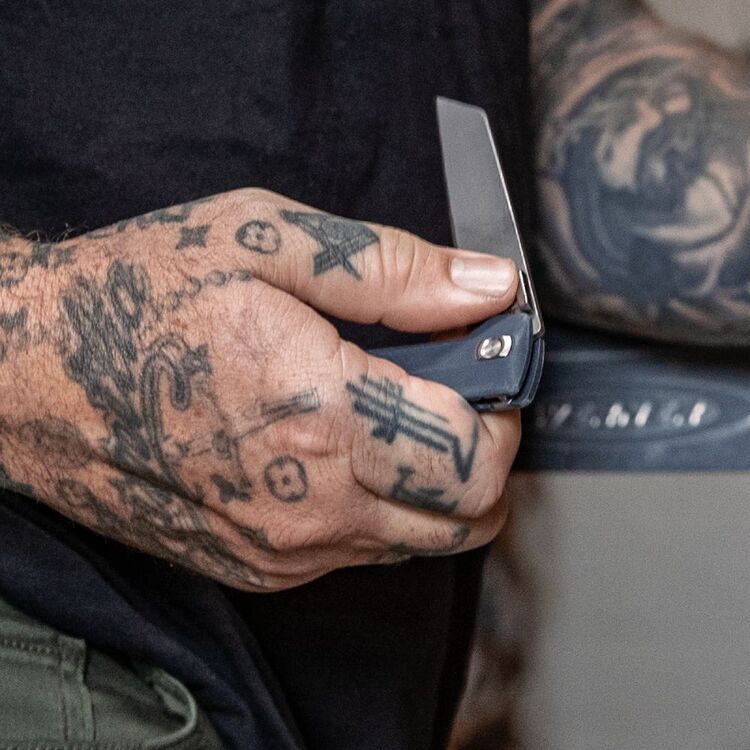 Gerber Pledge Clip Folding Knife Blue