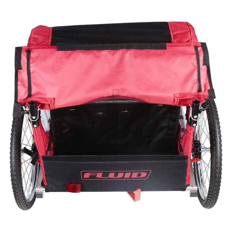 Fluid Convertible Child Trailer Rapid Red